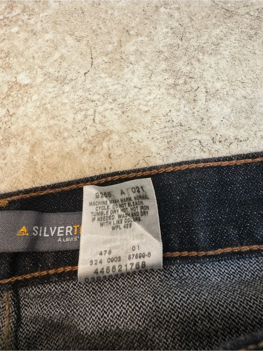 VTG Y2K 90s Silver Tab Levi’s Low Loose Baggy Black Denim Jeans 32 x 32